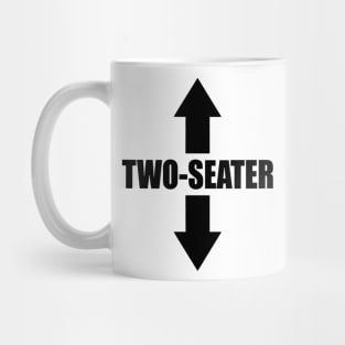 Two Seater Arrow Funny Mug